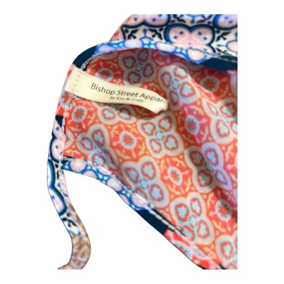 Bishop Street Apparel Patterned Sleeveless Top - Multicolor - Picture 5 of 5